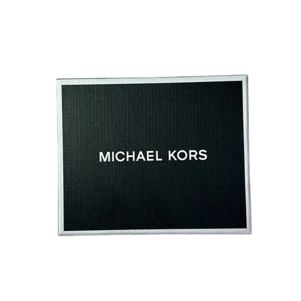 Michael‎ Kors Mens Slim Billfold Wallet Black Signature Monogram Logo NIB